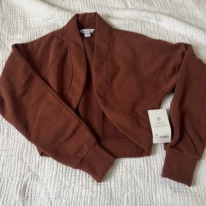Athleta Brown Retroplush Cradigan size Medium 🤎✨